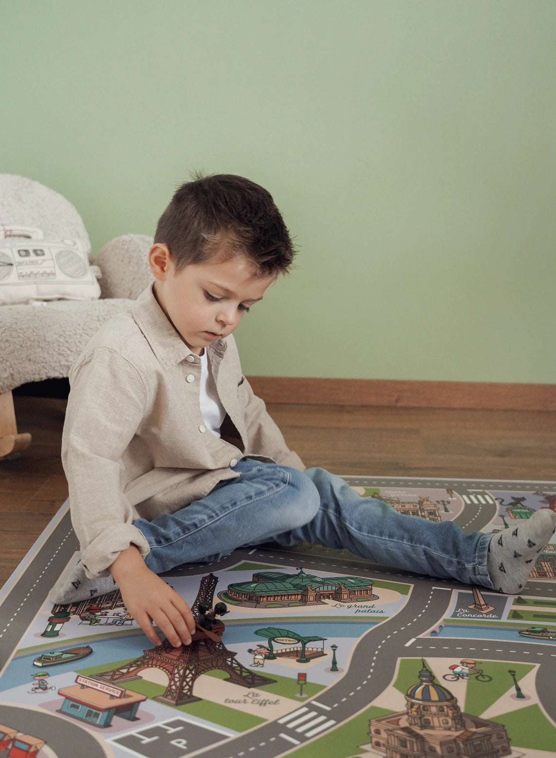 Cityplace Paris - Tapis circuit pour voitures