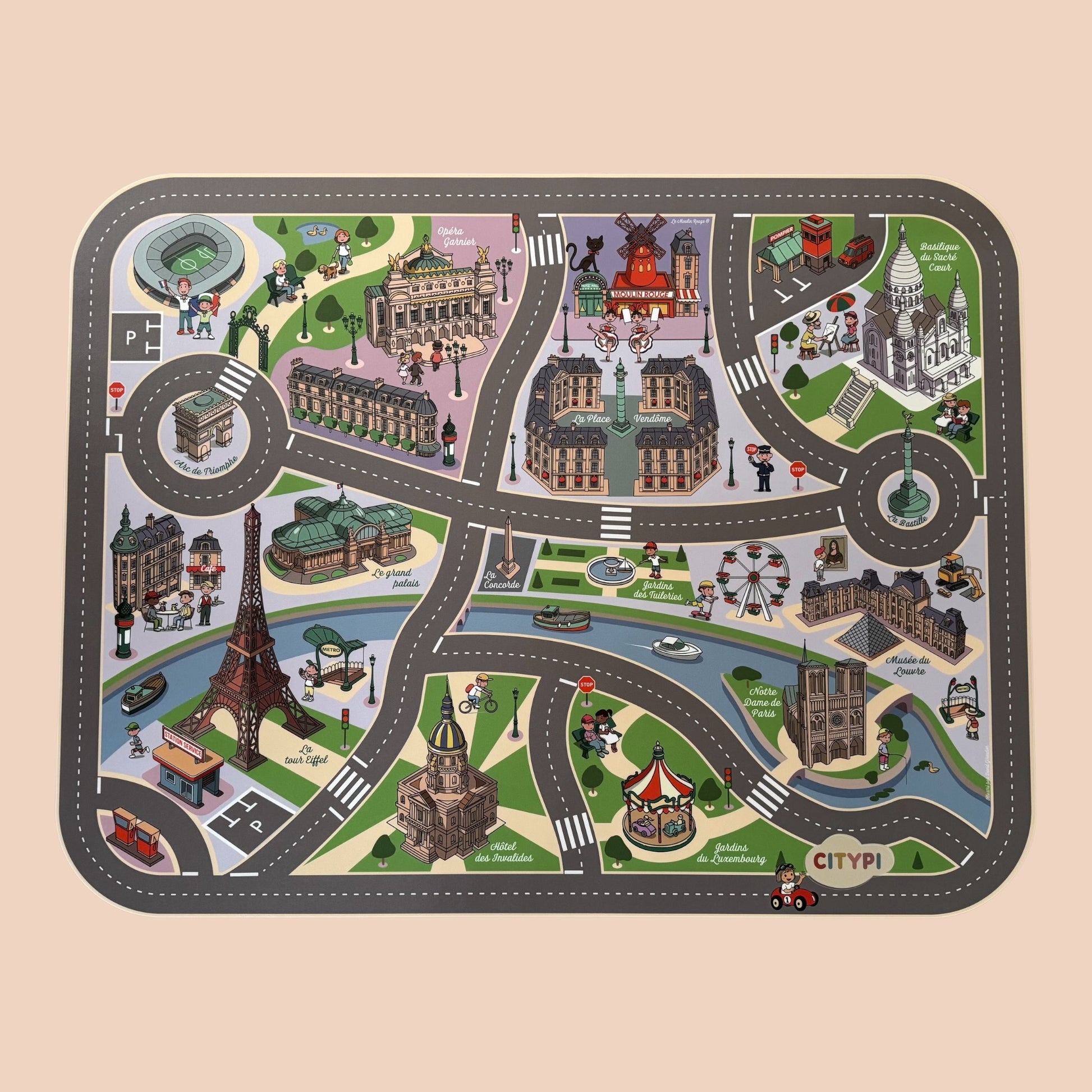 Cityplace - Tapis circuit pour voitures-1