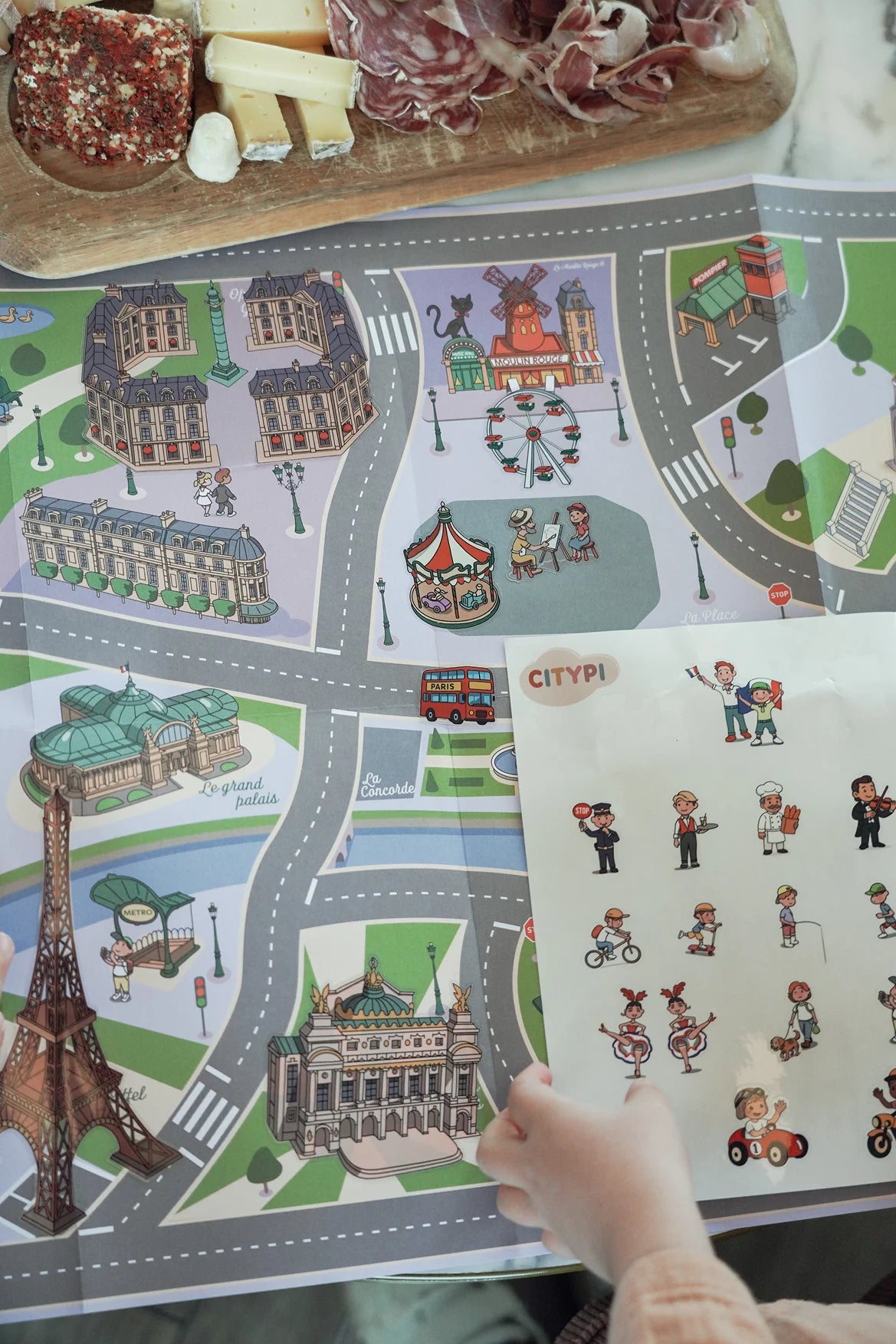 Citypocket Paris - Tapis nomade à sticker-zoom-5