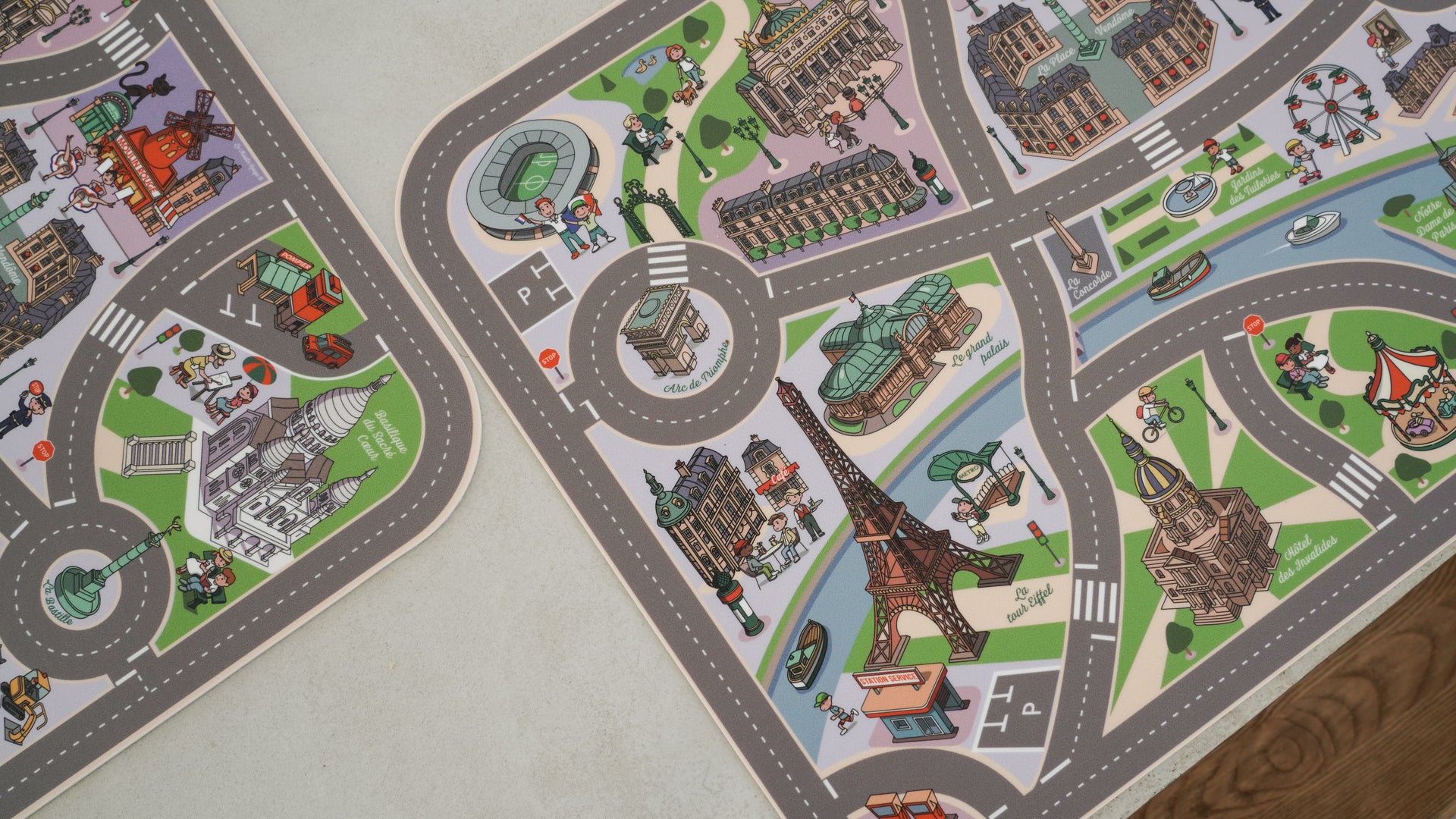 Deux tapis de jeux Citypi