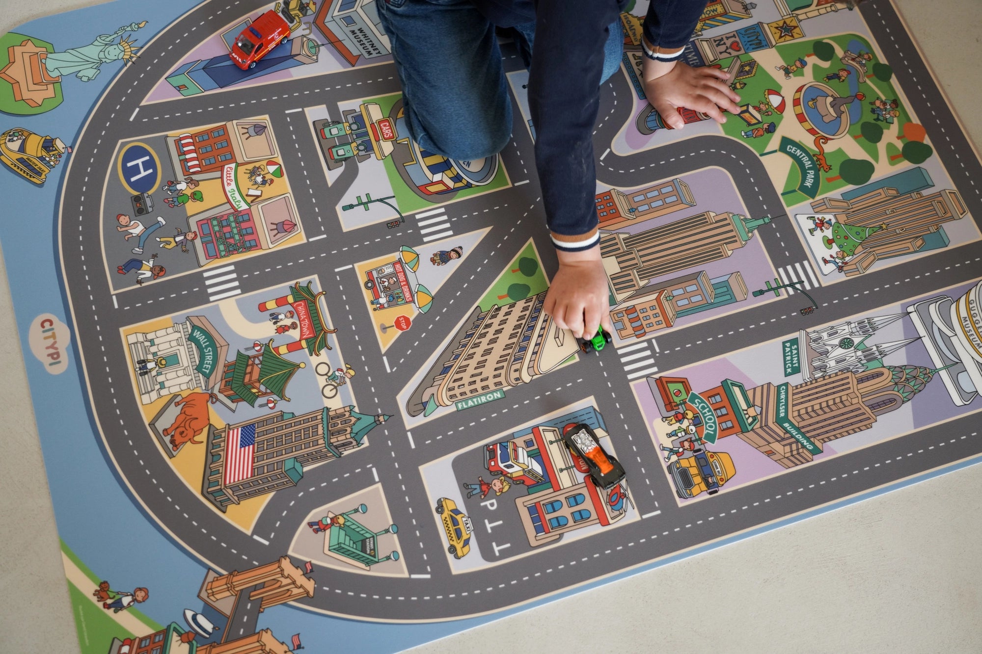 Cityplace - Tapis circuit pour voitures-zoom-9