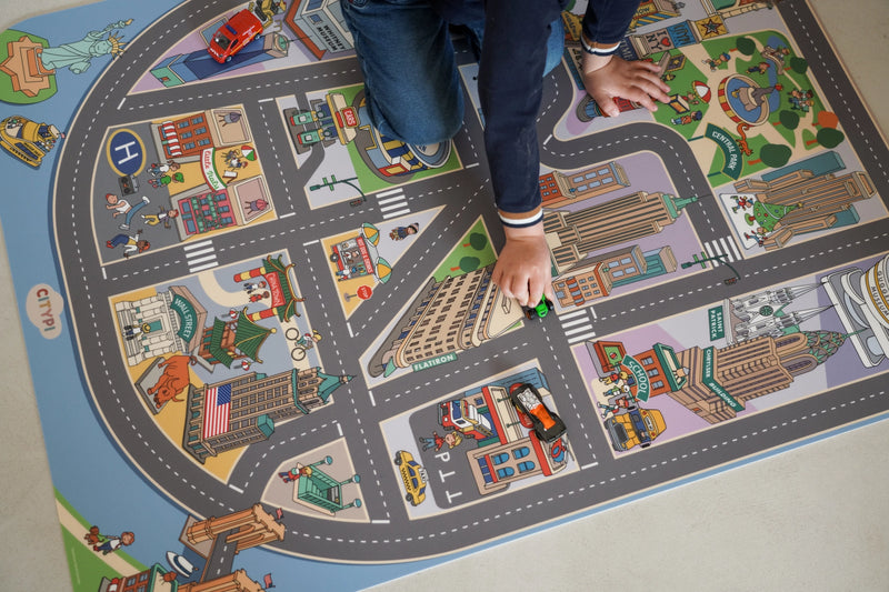 Cityplace - Tapis circuit pour voitures-zoom-